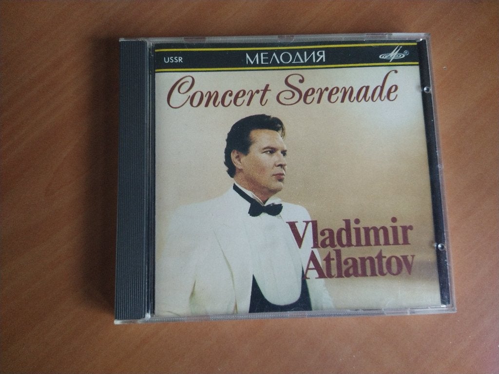 CD Vladimir Atlantov - Concert Serenade - USSR-cd, Ophalen of Verzenden, Classicisme, Zo goed als nieuw, Orkest of Ballet