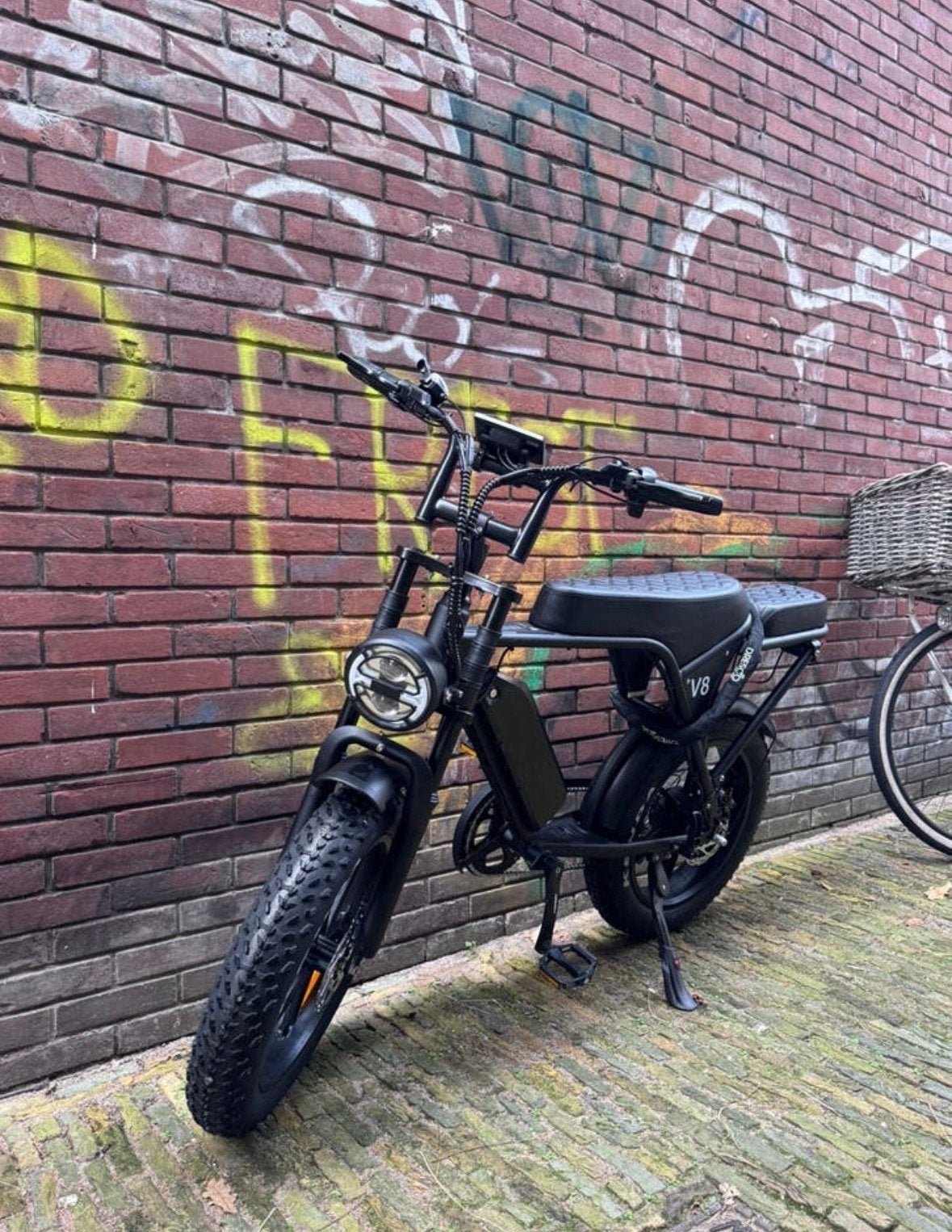 FAT bike V8 - Stoere elektrische fiets, Ophalen, Zo goed als nieuw, Schijfrem, Overige merken