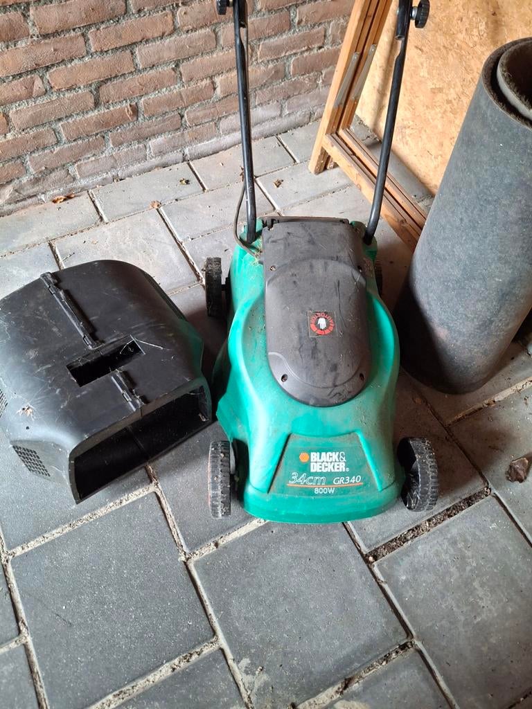 Elektrische grasmaaier, Ophalen, Gebruikt
