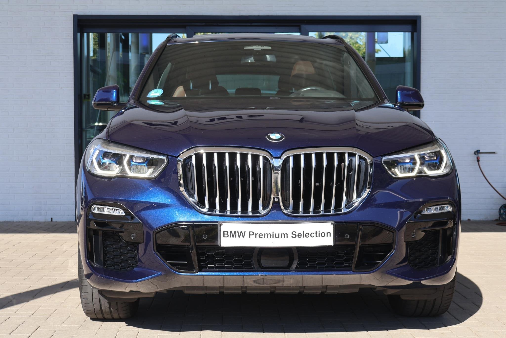 BMW X5 xDrive40i High Executive head-up display | Panoramada, Auto's, Automaat, Gebruikt, Met garantie (alle), Blauw