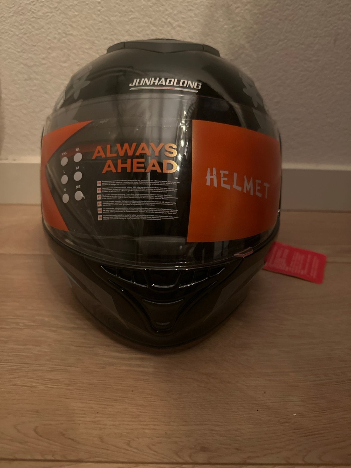 Nieuwe Junhaolong Integraalhelm - Maat L, Motoren, Verzenden, Integraalhelm, Dames, L