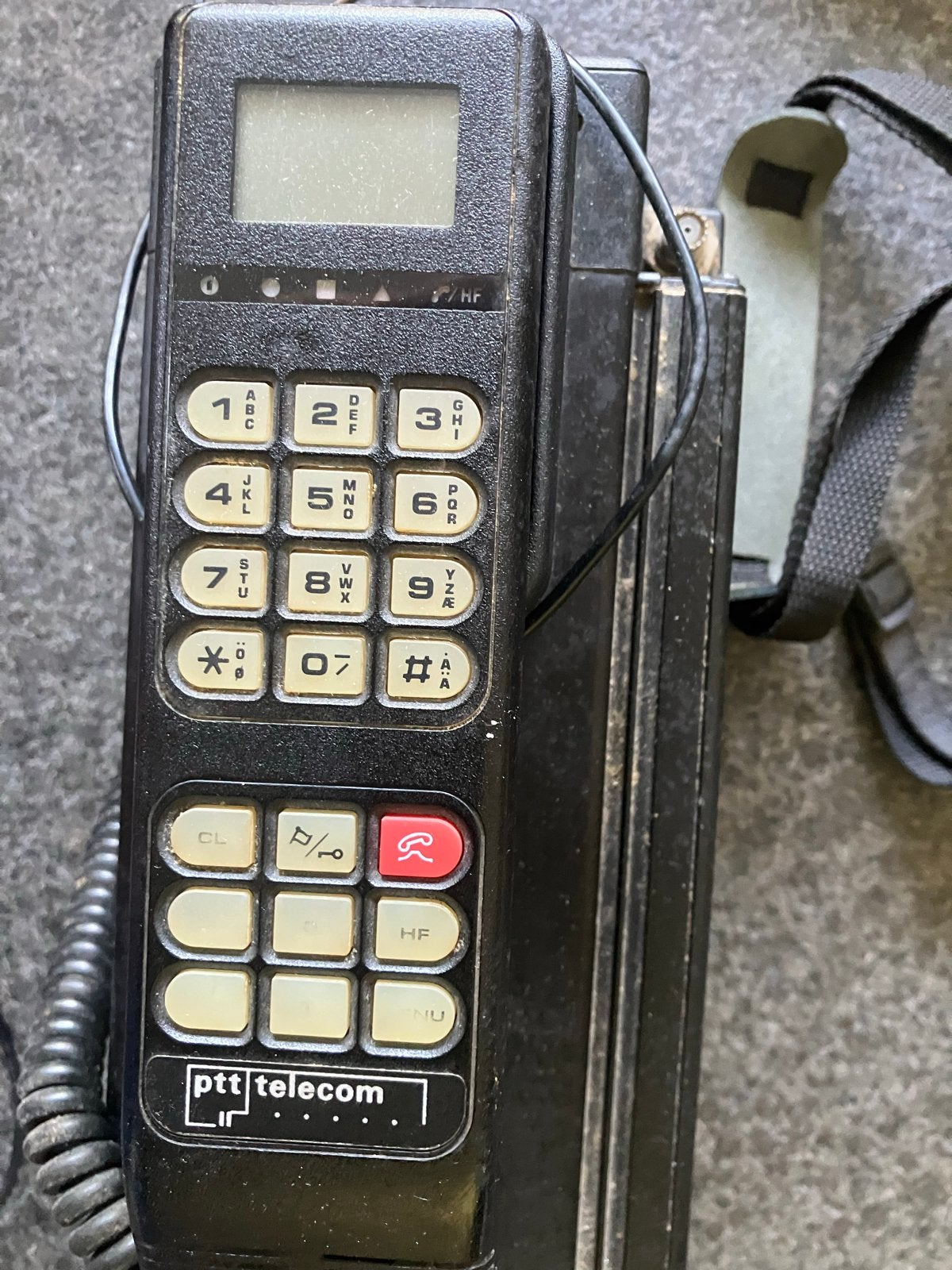 Vintage PTT Telecom Mobiele Telefoon (Jaren '80/90), Telecommunicatie, Ophalen of Verzenden, Gebruikt