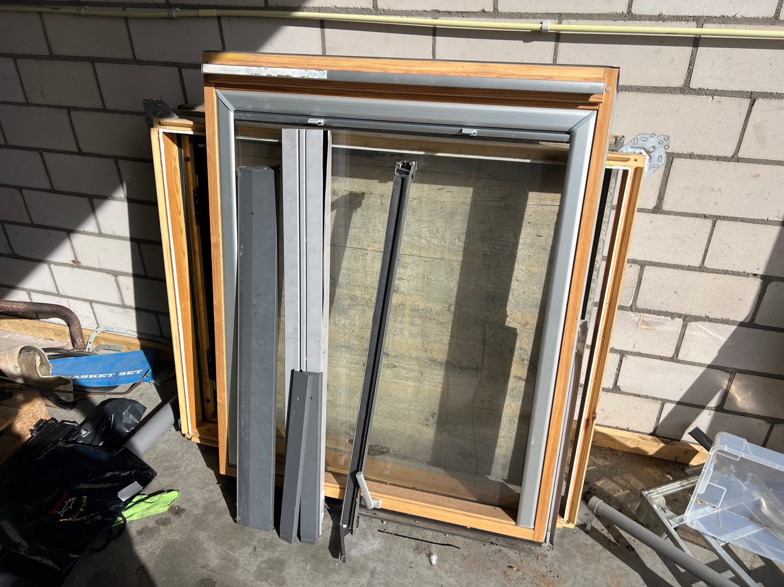 Groot velux kantelraam dakraam, Ophalen, Gebruikt, 80 tot 120 cm, 120 tot 160 cm