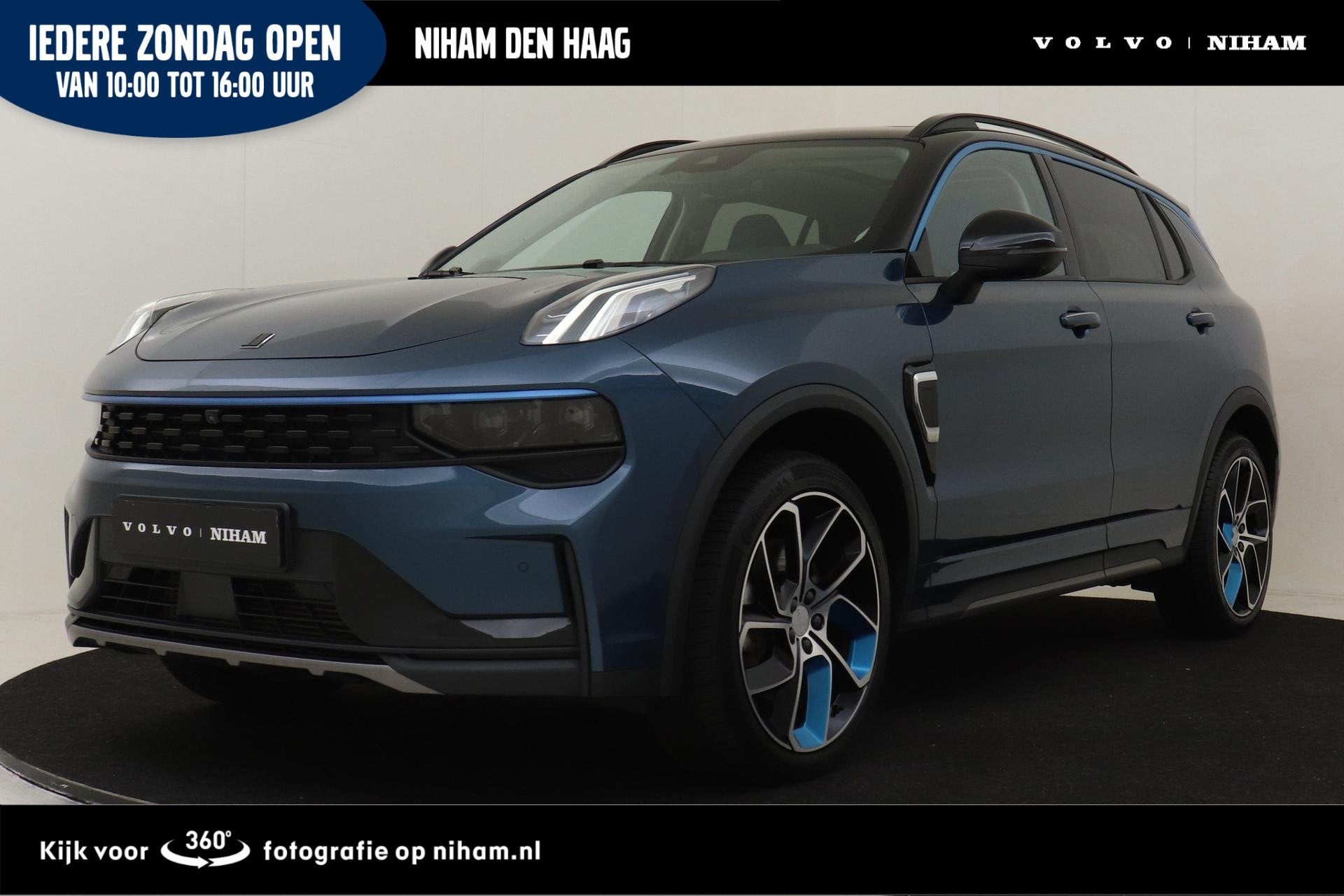 Lynk & Co 01 1.5 PHEV -PANO.DAK|ELEK.STOEL|HARMANINFINITY|36, 12 maanden, Stof, Euro 6, Blauw