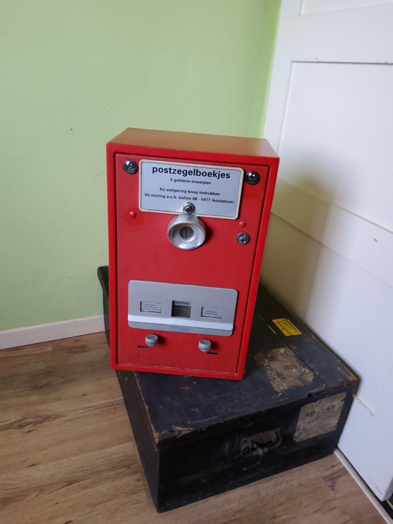Vintage PTT Postzegelboekjes Automaat - Rood, Ophalen, Gebruikt