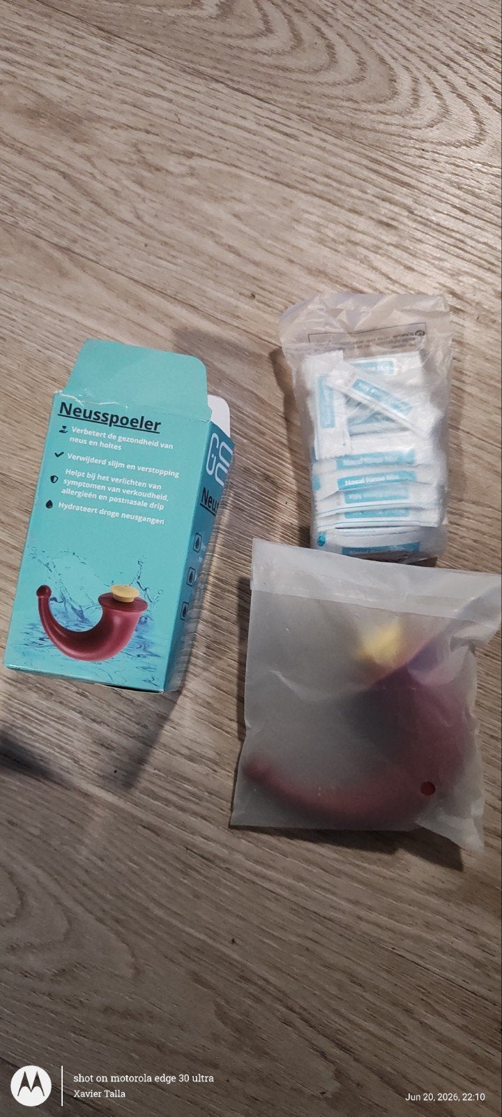 Neusspoeler met Nasal Rinse Mix - Nieuw in doos, Ophalen of Verzenden, Nieuw