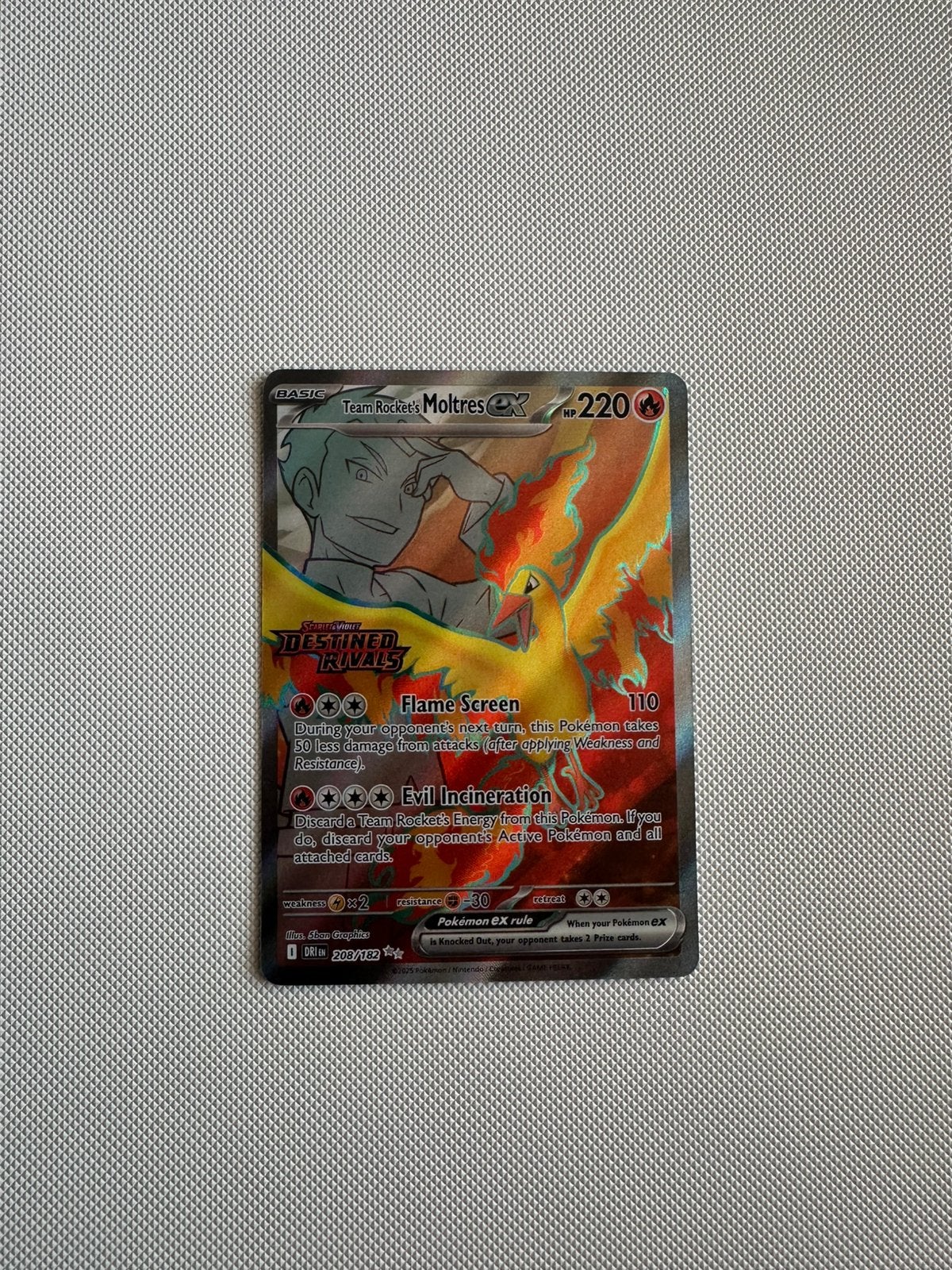 Moltres ex, Ophalen, Zo goed als nieuw