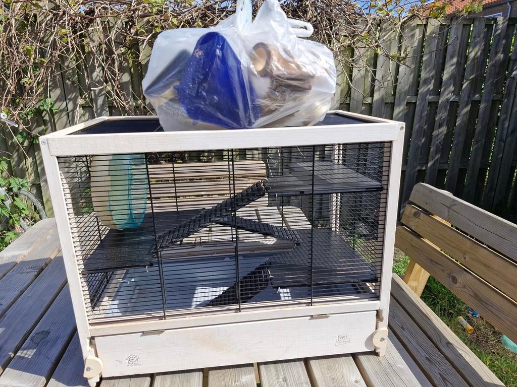 Hamsterkooi met toebehoren, Ophalen, Minder dan 75 cm, Kooi, Minder dan 60 cm