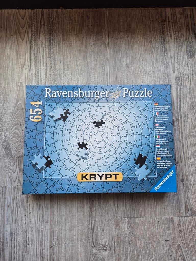 Ravensburger Krypt puzzel 654 stukjes, Ophalen of Verzenden, 500 t/m 1500 stukjes