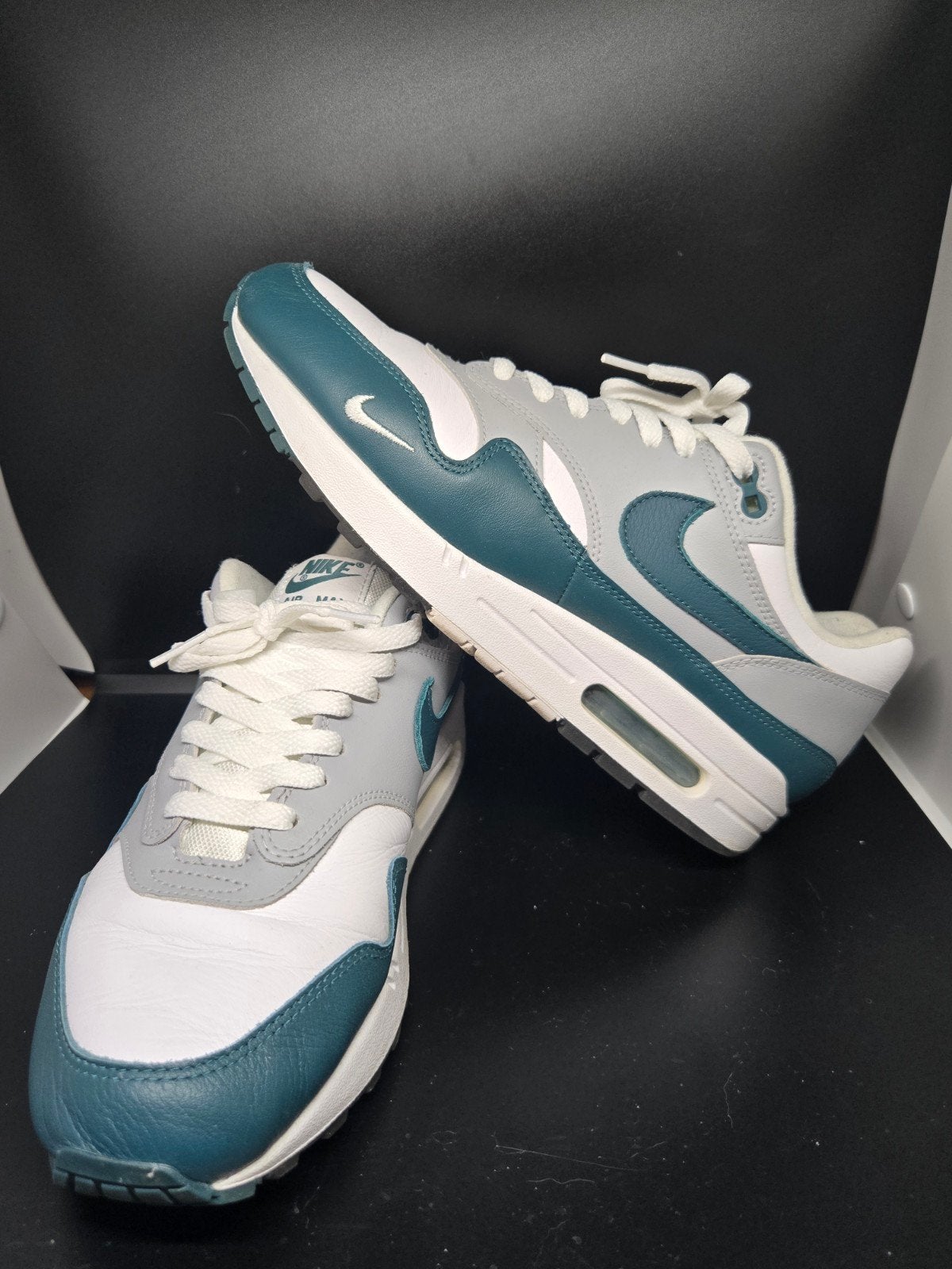 Nike air max 1 lv8 teal green 42.5 not 95 97 sb gel nyc 90, Overige kleuren, Nike, Ophalen of Verzenden, Sneakers of Gympen