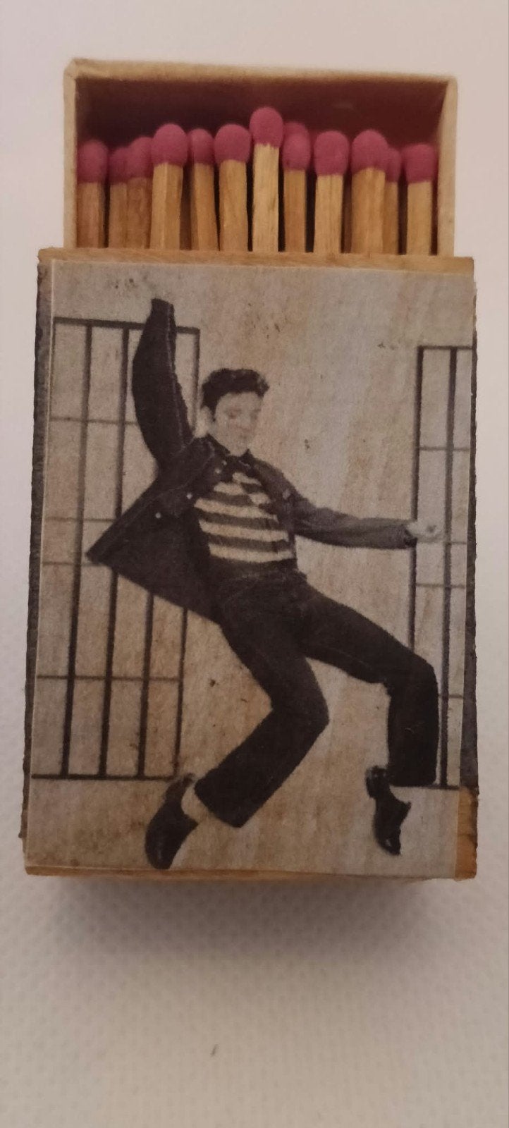 Vintage Elvis Presley luciferdoosjes - set van 4, Ophalen of Verzenden