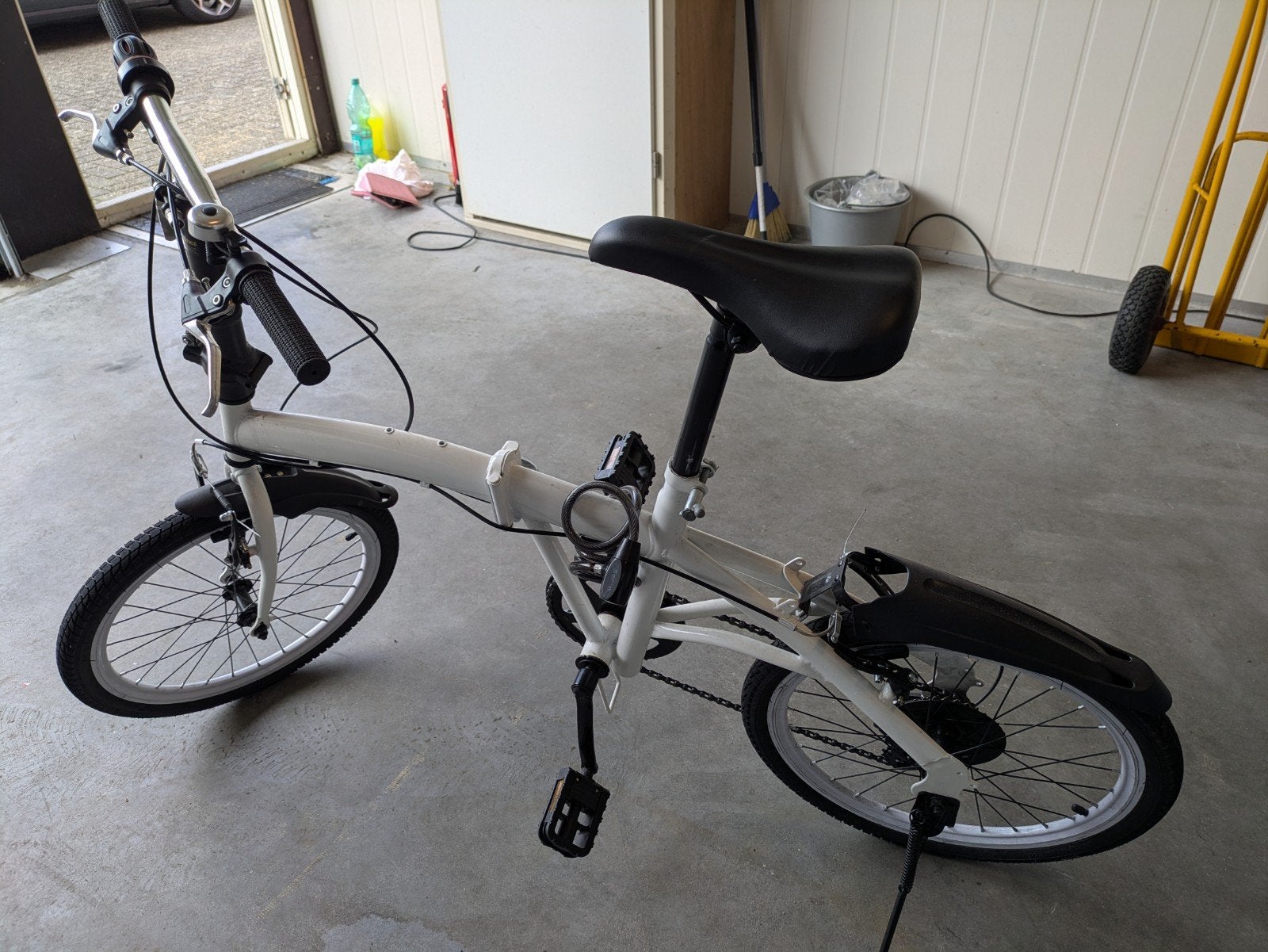 Opvouwbare fiets - Ideaal voor woon-werkverkeer of vakantie, Fietsen en Brommers, 20 inch of meer, Gebruikt, Velgrem, Totaal opvouwbaar
