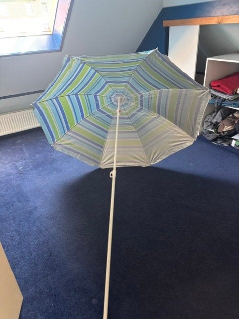 Parasol, Tuin en Terras, Parasols, Ophalen, Gebruikt, Strandparasol