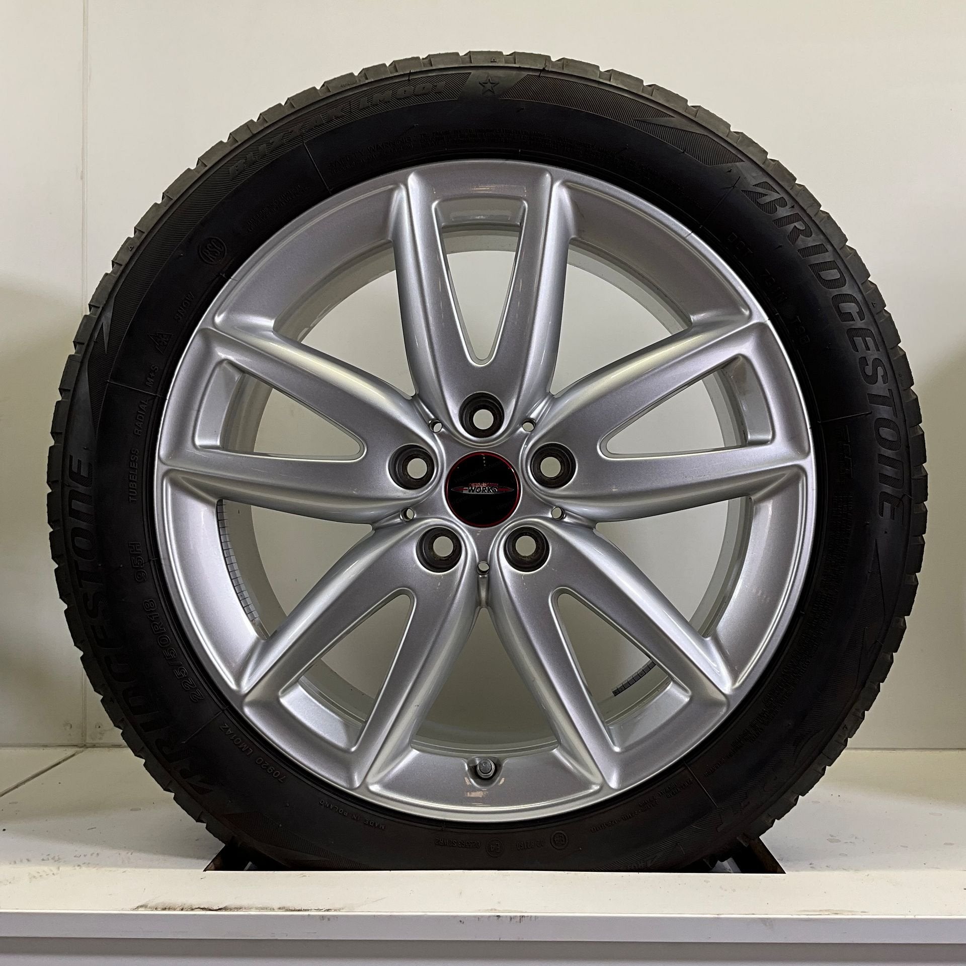MINI JCW GRIP SPOKE 815 F54 F60 SET VELGEN + WINTERBANDEN 18, 18 inch, Gebruikt, -, -