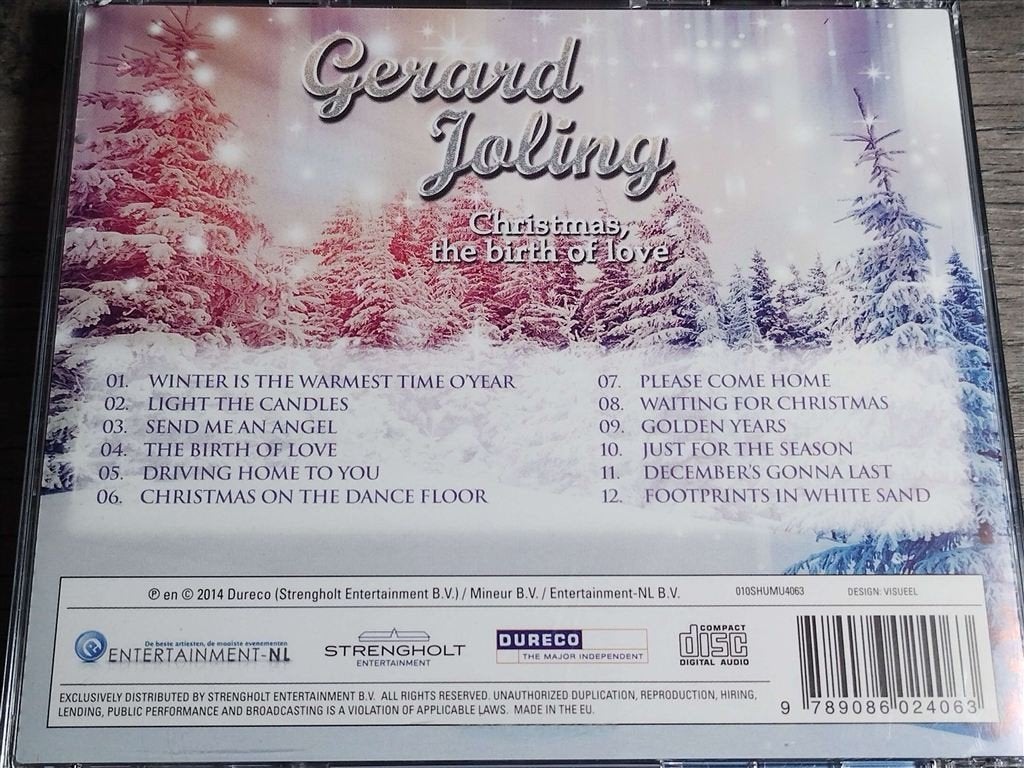 Gerard Joling ‎– Christmas, The Birth of Love, Ophalen of Verzenden, Zo goed als nieuw