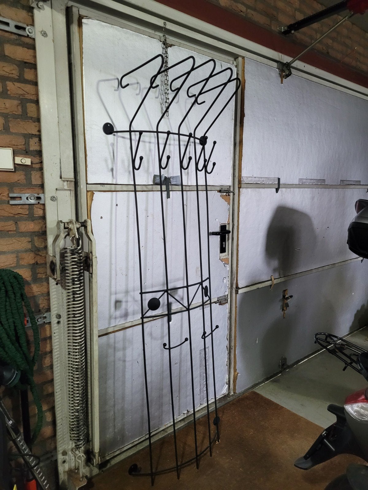 Gietijzeren wandkapstok 180x60cm, Zo goed als nieuw, Metaal, 150 tot 200 cm, Ophalen