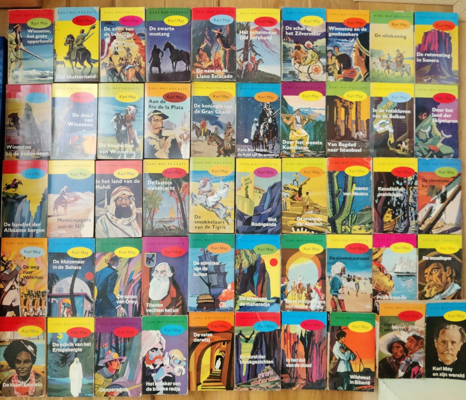 Karl May pockets 50 stuks compleet, Ophalen of Verzenden, Gelezen, Karl May