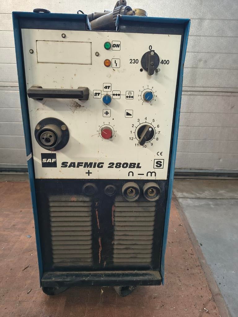 SAF SAFMIG 280BL MIG/MAG Lasapparaat, Doe-het-zelf en Verbouw, Gereedschap | Lasapparaten, Ophalen, Gebruikt, 250 ampère of meer