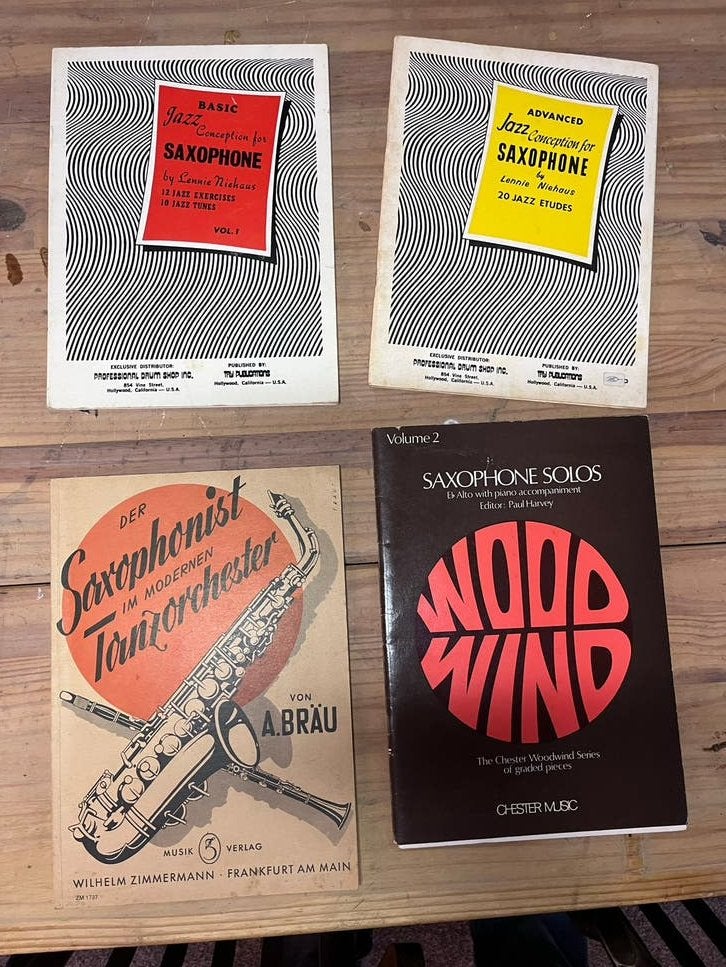 Bladmuziek voor Saxofoon , Blokfluit - Diverse Genres, Gebruikt, Ophalen of Verzenden, Jazz, Saxofoon