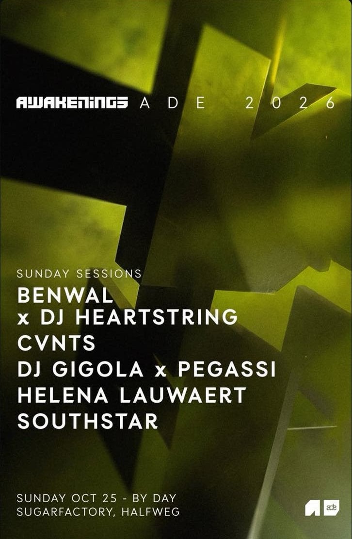 2x ticket Awakenings ADE zondag 25 oktober, Tickets en Kaartjes, Twee personen