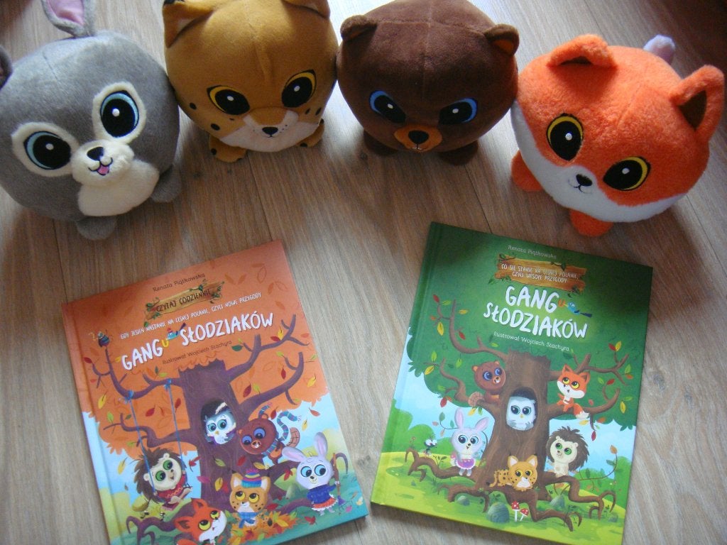 Poolse kinderboeken met knuffel Gang slodziakow NIEUW, Ophalen of Verzenden, Nieuw, Fictie algemeen