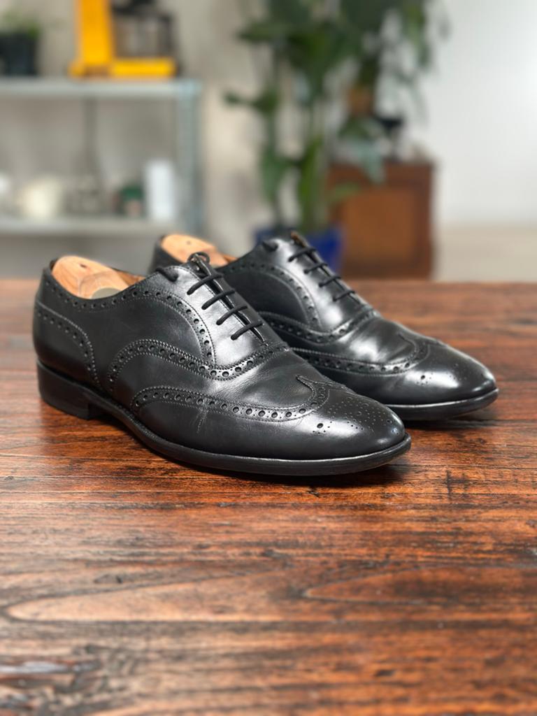 Church’s Chetwynd Oxford Brogue zwart leer maat 41, Zwart, Ophalen of Verzenden, Gedragen, Veterschoenen