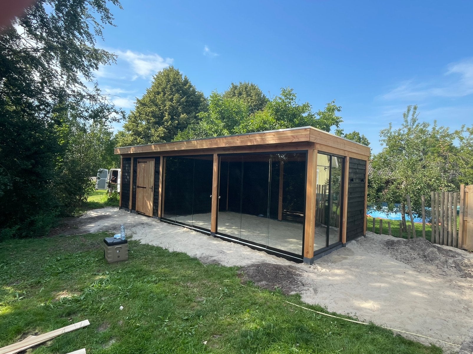 Overkapping - veranda - hekwerk - geplaatst en geleverd, Diensten en Vakmensen, Aannemers, Garantie, Nieuwbouw of Opbouw