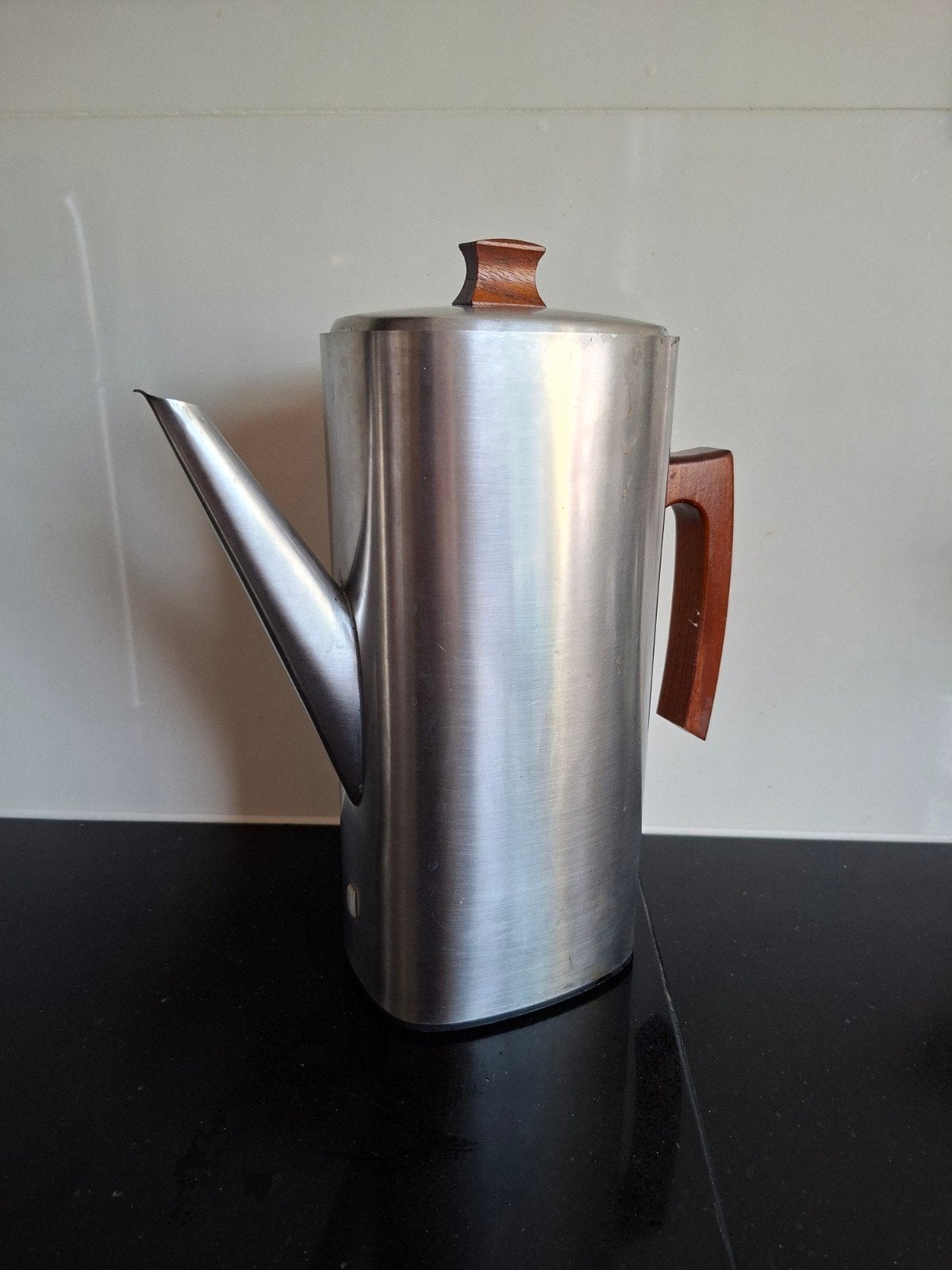 Russell Hobbs percolator/koffiemachine.  Vintage,  rvs, teak, Witgoed en Apparatuur, Koffiezetapparaten, 10 kopjes of meer, Ophalen of Verzenden