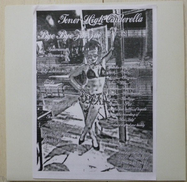 Vinyl, 12" Toner High Cinderella ‎– Bye Bye Zai Zai, Gebruikt, Ophalen of Verzenden, EP, Poprock