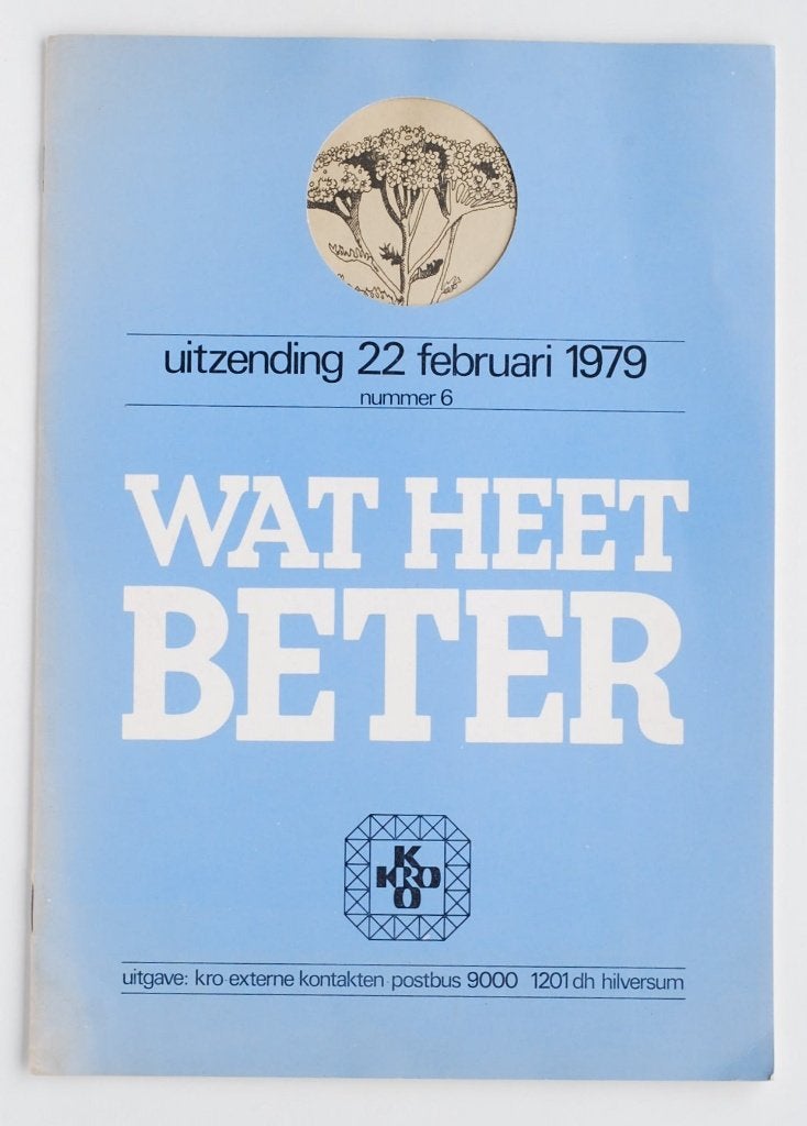 Wat Heet Beter - Alternatieve geneeswijzen 1979, Kruiden en Alternatief, Verzenden, Zo goed als nieuw, Mellie Uyldert