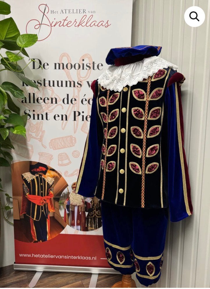 Te koop hoofdpiet kostuum van de tv.zoals Niels van der Laan, Diversen, Sinterklaas, Ophalen of Verzenden, Nieuw