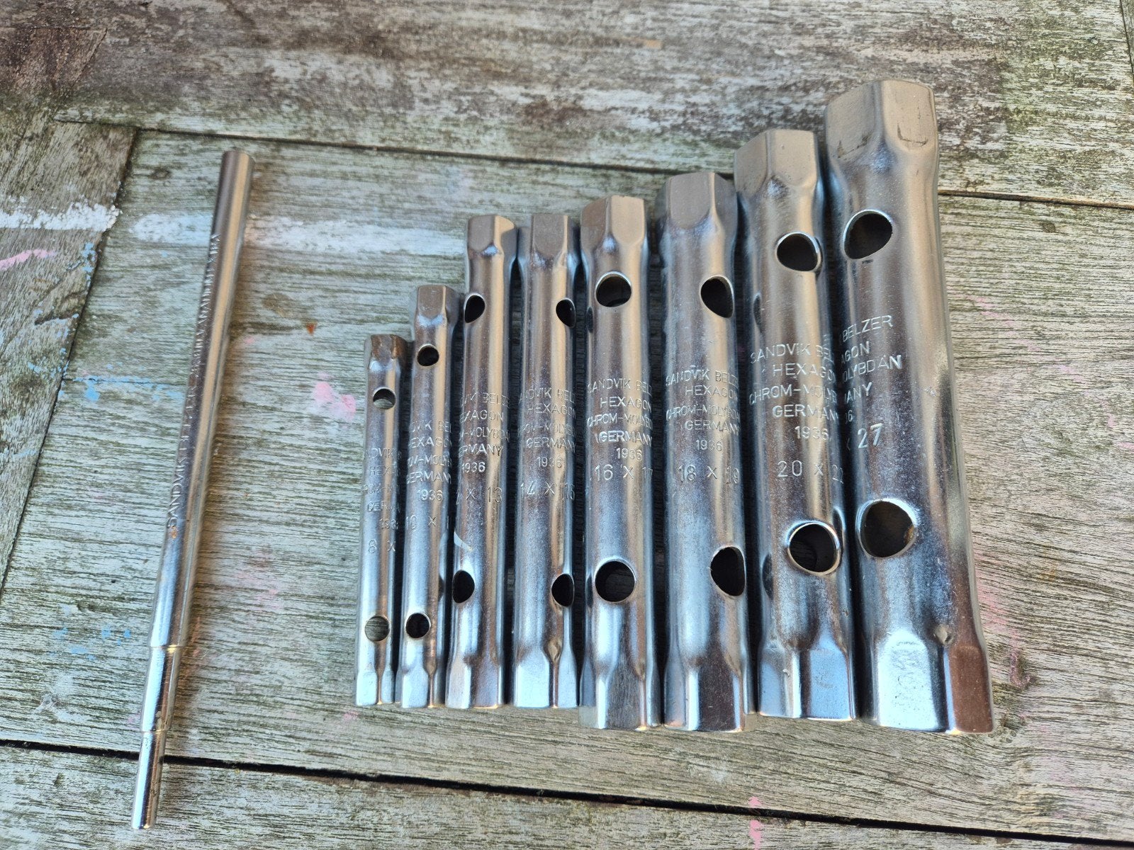 sandvik Belzer pijpsleutels set, Ophalen of Verzenden, Elektrisch