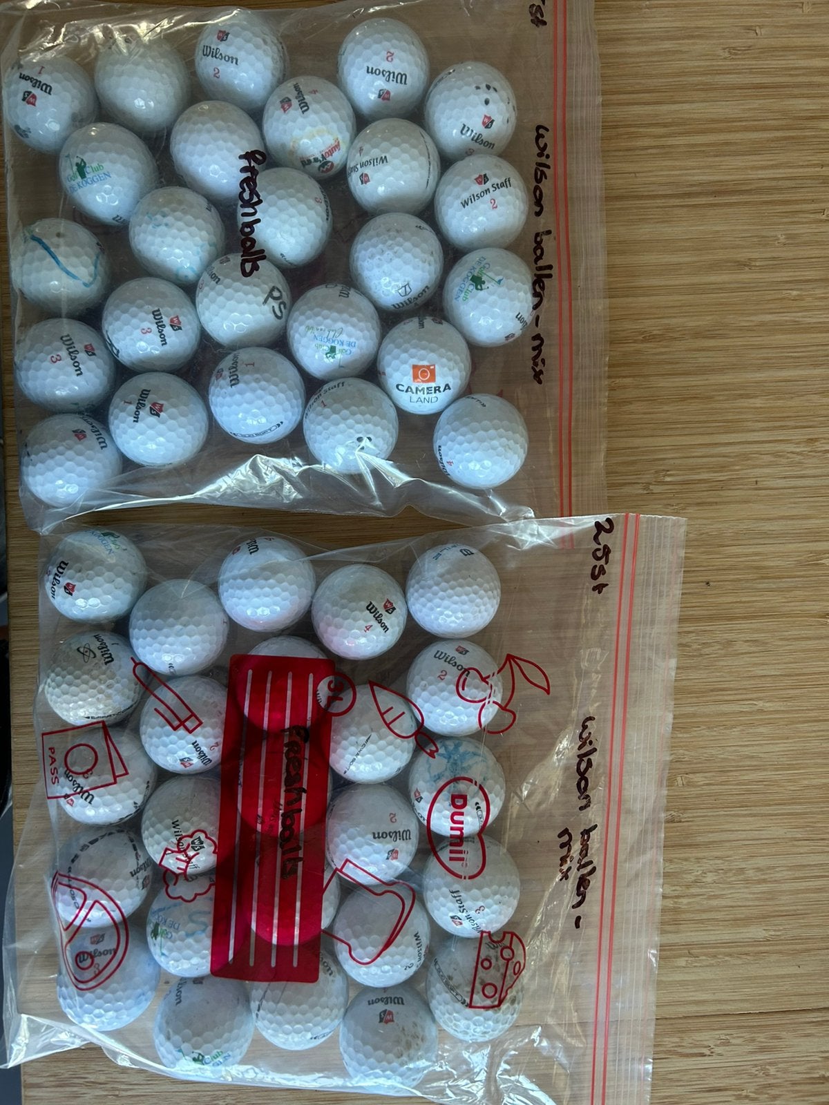 50 Wilson Lakeballs Mix, Ophalen, Gebruikt, Club