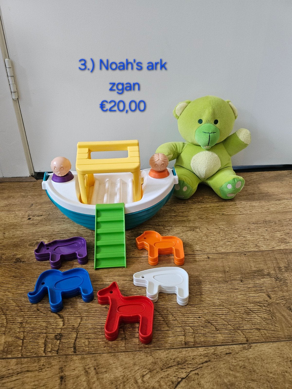 3.) Tupperware tuppertoys Noah's ark, Ophalen of Verzenden, Zo goed als nieuw, Overige kleuren, Overige typen