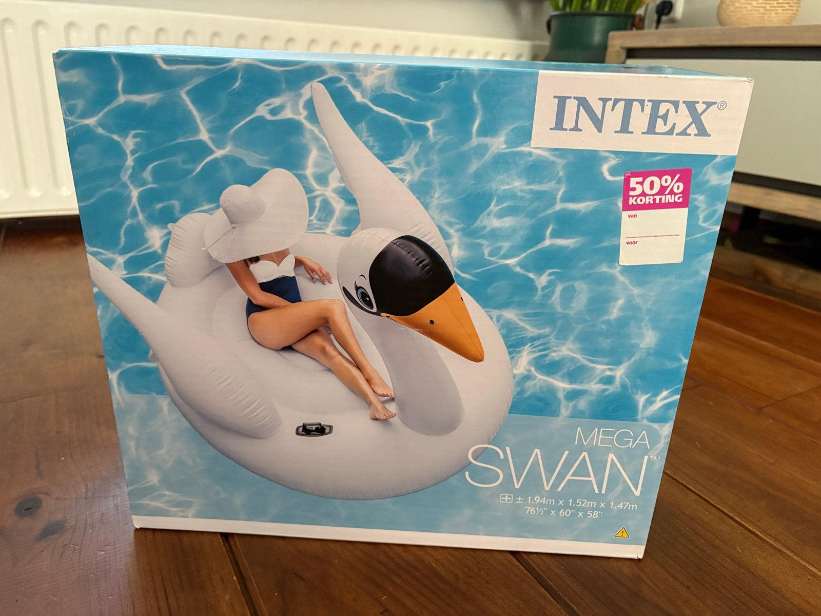 Intex Mega Zwaan Opblaasbaar Zwembad Speelgoed, Ophalen, Nieuw