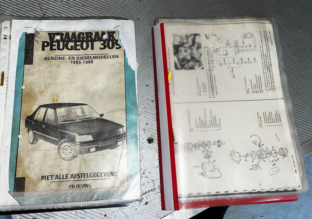 Werkplaatsboek Peugeot 309, Auto diversen, Handleidingen en Instructieboekjes, Ophalen of Verzenden
