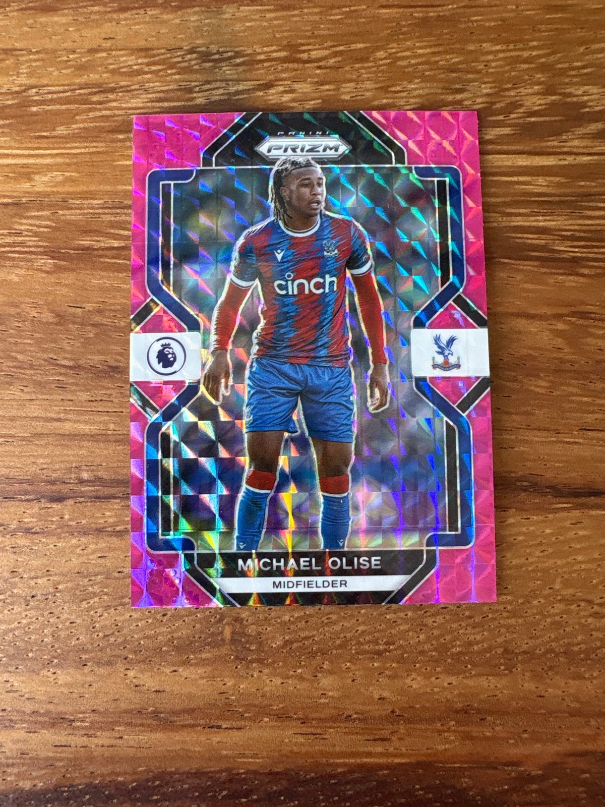 Michael Olise Panini Prizm Premier League Voetbalkaart, Ophalen of Verzenden, Nieuw, Stickers en Plaatjes