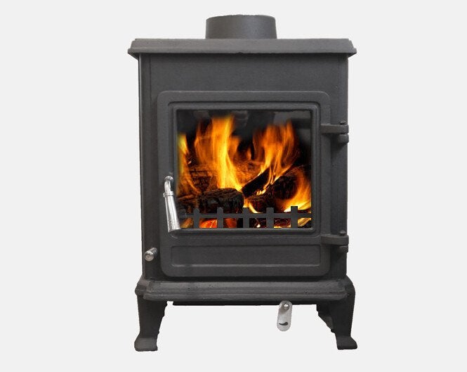 Gietijzeren Houtkachel | Bestfire EC-B5-G (6 KW), Niet ingevuld, Niet ingevuld, Ophalen of Verzenden, Vrijstaand