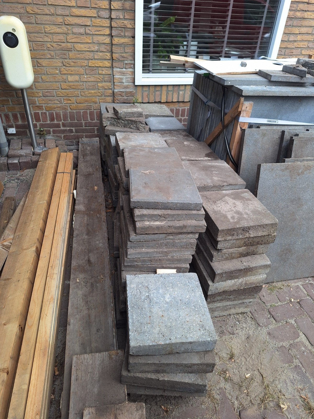 beton tegels 30x30, Doe-het-zelf en Verbouw, Ophalen