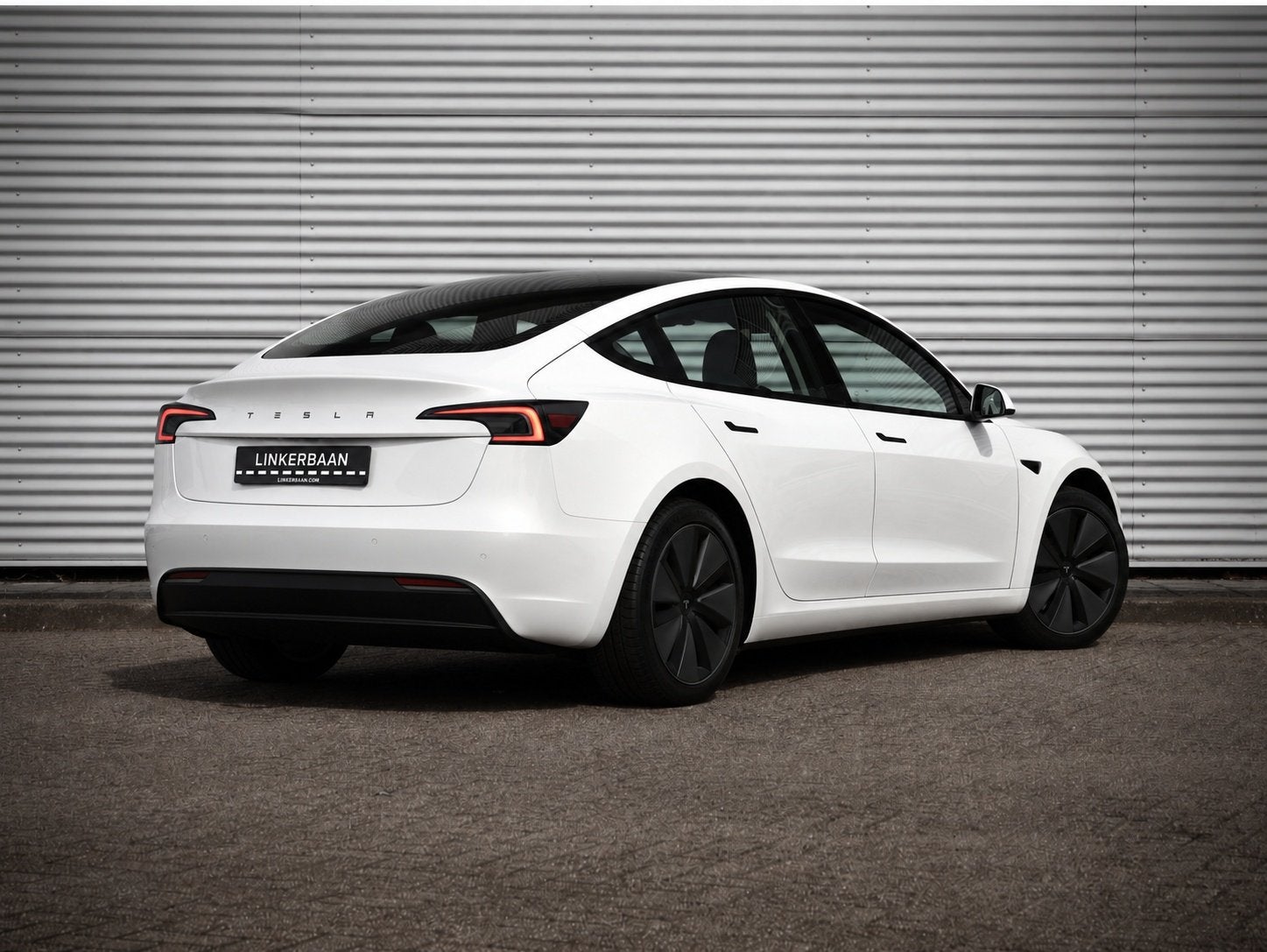 Tesla Model 3 Prem. L.R. AWD 78kWh, Auto's, Automaat, 0 cilinders, Gebruikt, Zwart