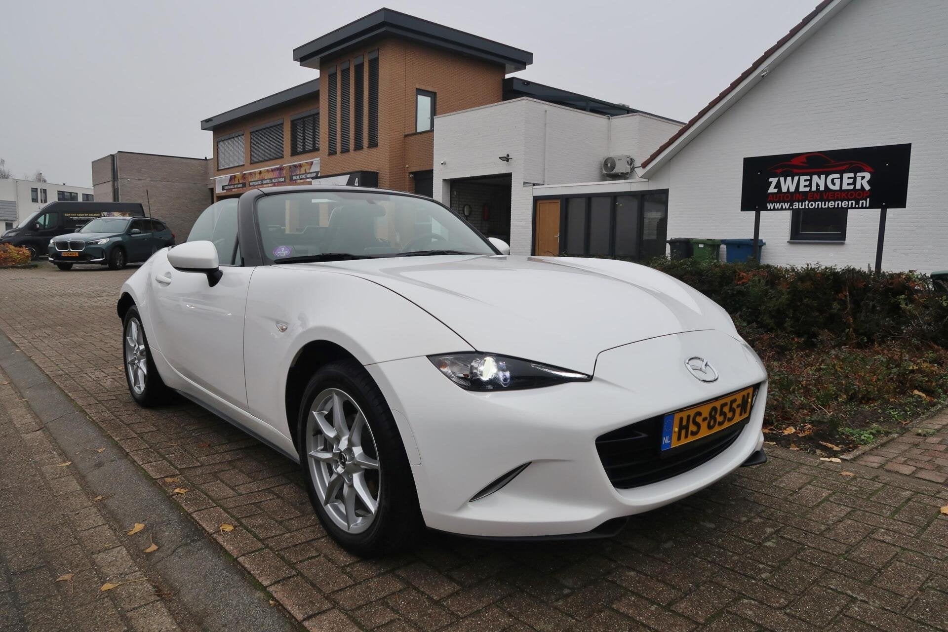 Mazda MX-5 1.5 SkyActiv-G 131 TS 1EIGENAAR|AIRCO|CRUISECONTR, Auto's, Gebruikt, 4 cilinders, Wit, Origineel Nederlands
