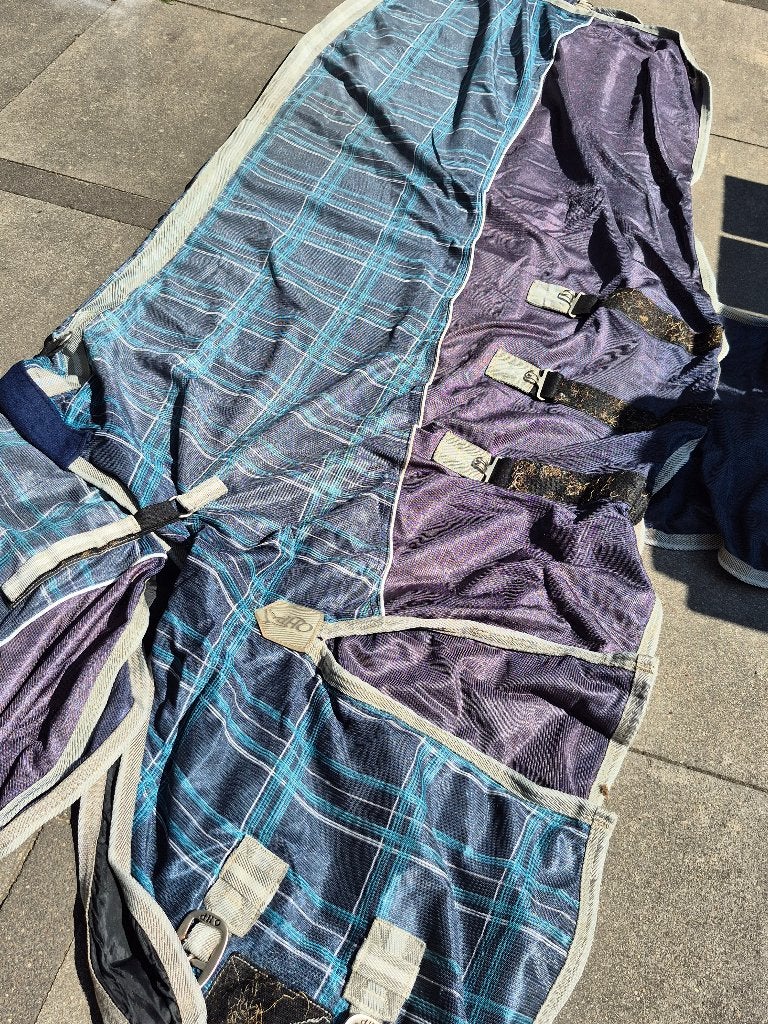 Vliegendekken met hals en buikflap, maat 205, Overige merken, Vliegendeken, Afneembare hals, Overige materialen