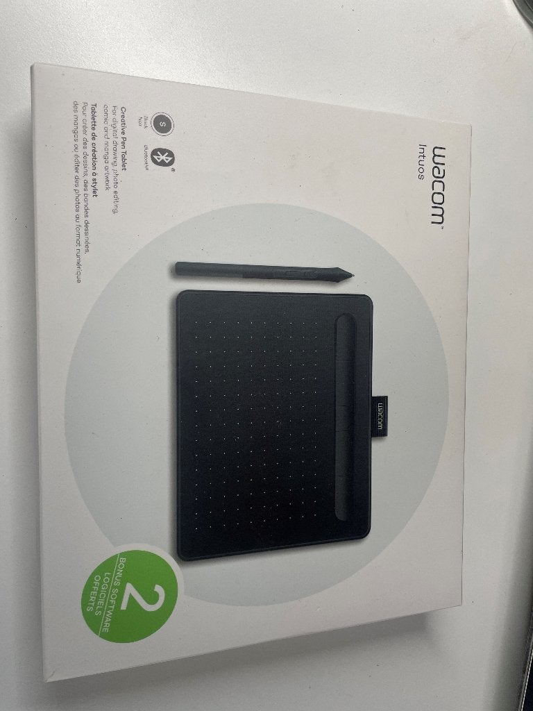 Wacom computer pen tablet, Ophalen of Verzenden, Zo goed als nieuw, Draadloos, Wacom Intuos