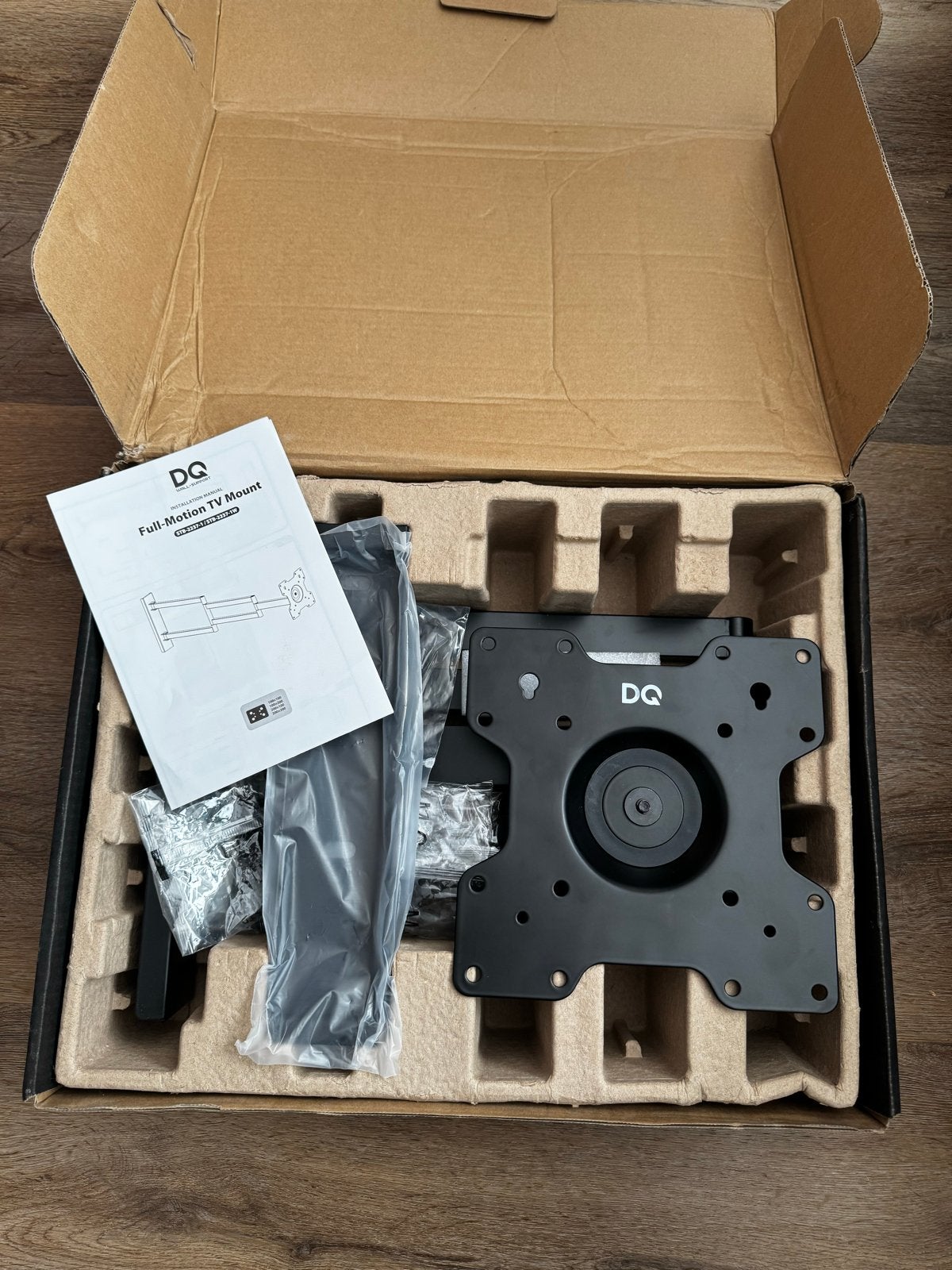 DQ Wall Support Full-Motion TV Beugel STB-2237-1, Ophalen of Verzenden, Nieuw
