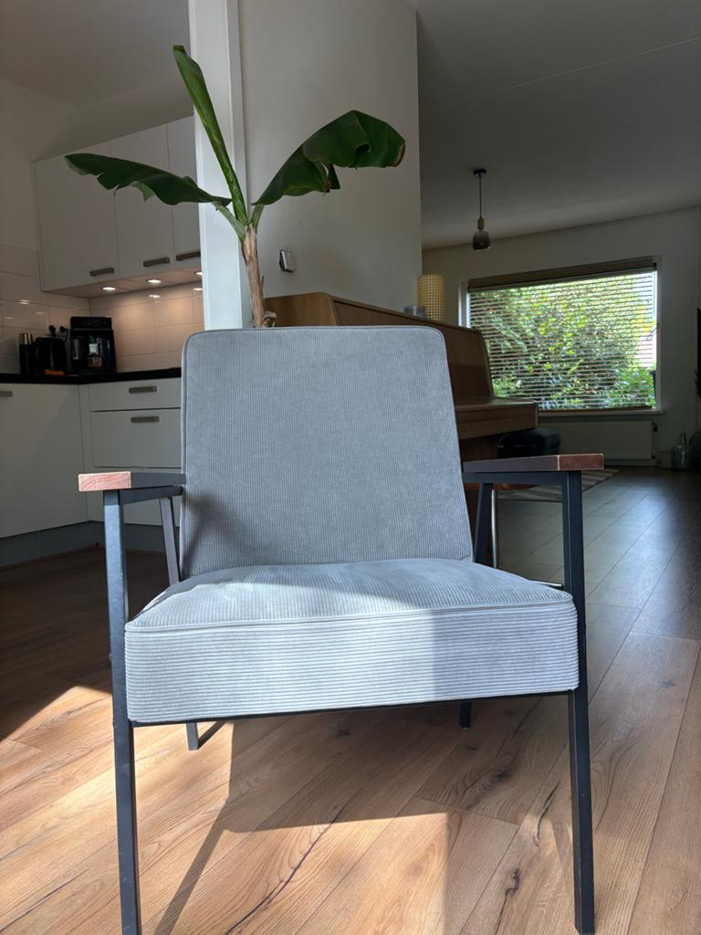 Woood fauteuil in goede staat, Huis en Inrichting, Ophalen, Zo goed als nieuw, Eén, Stof