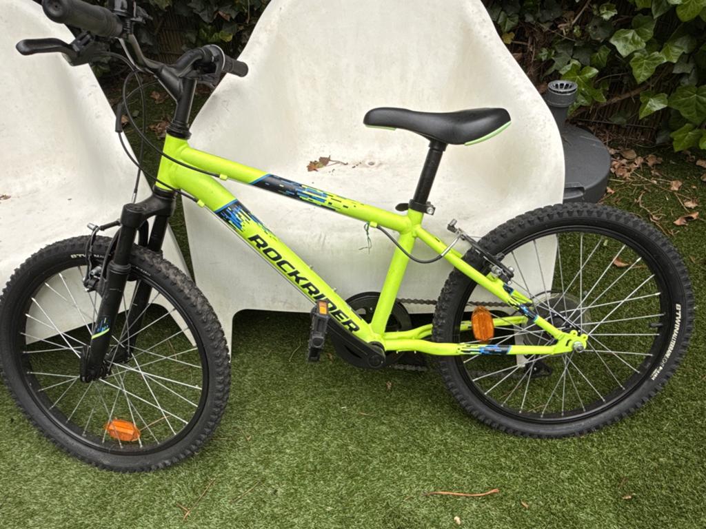 Te koop: Rockrider kinder mountainbike, Fietsen en Brommers, Fietsen | Kinderfietsjes, Ophalen, Zo goed als nieuw, Velgrem