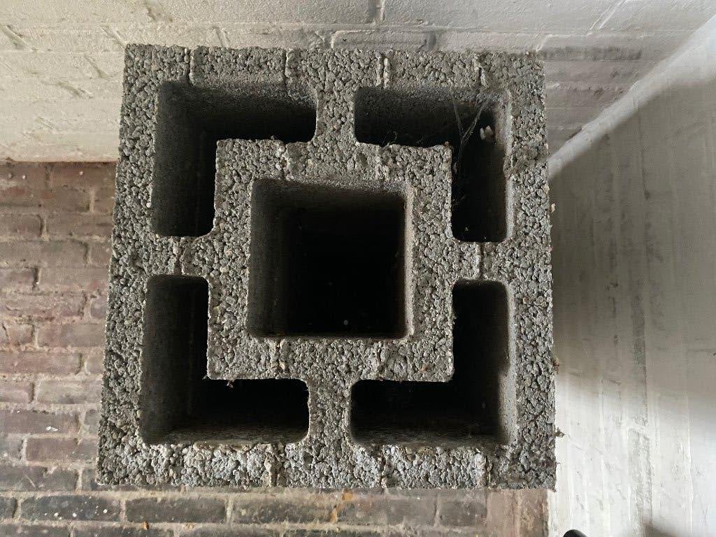 Zes patiotegels cementtegels, Doe-het-zelf en Verbouw, Tegels, Ophalen, Overige materialen, Overige typen, 5 tot 10 m²