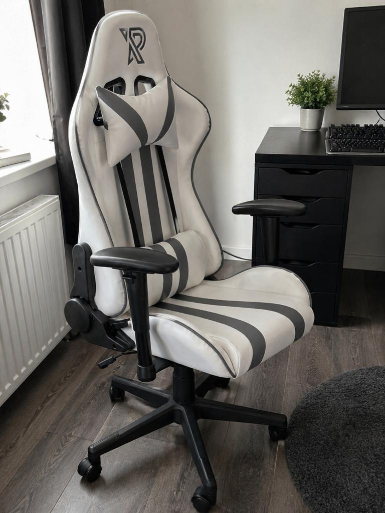 Nieuwe gaming stoel Ranqer Felix – ongebruikt – goedkoop, Ophalen, Wit, Nieuw, Gaming bureaustoel