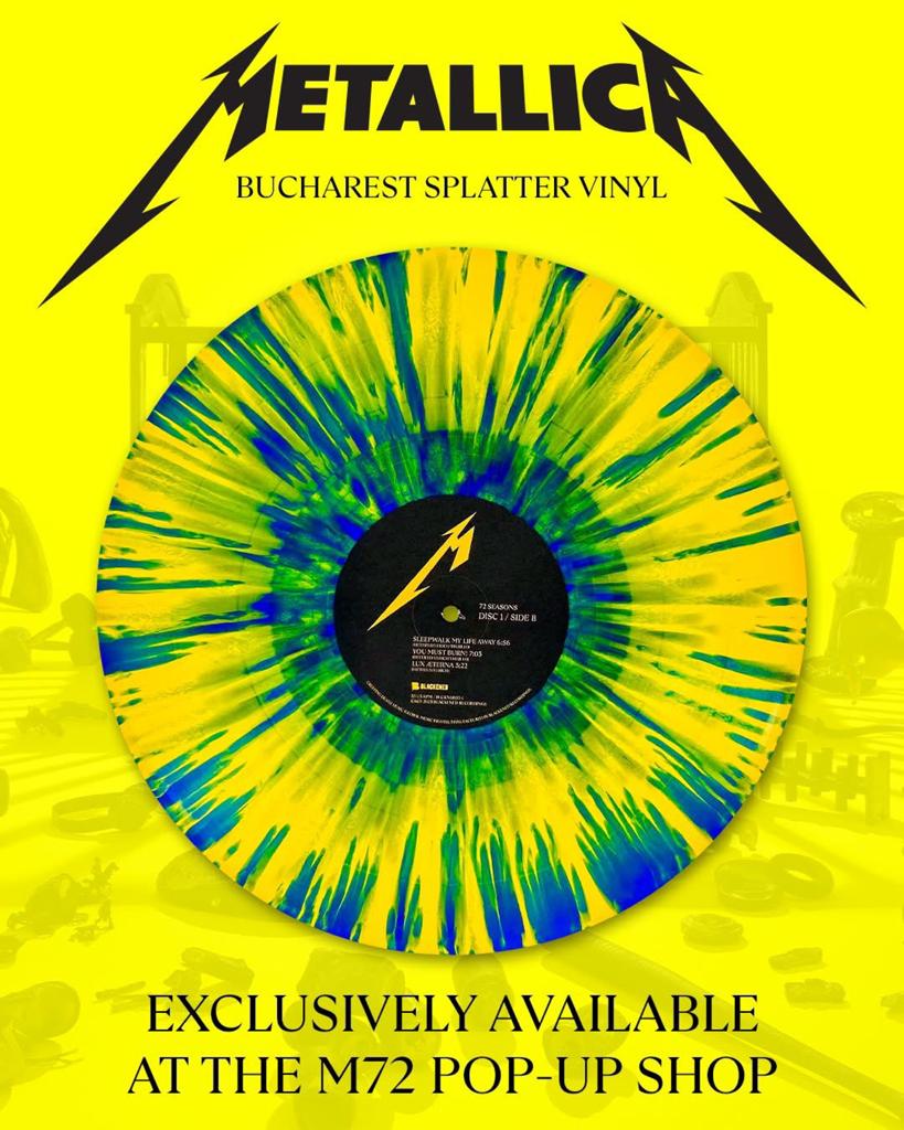 Metallica 72 seasons Bucharest splatter vinyl sealed, Ophalen of Verzenden, Nieuw in verpakking, 12 inch