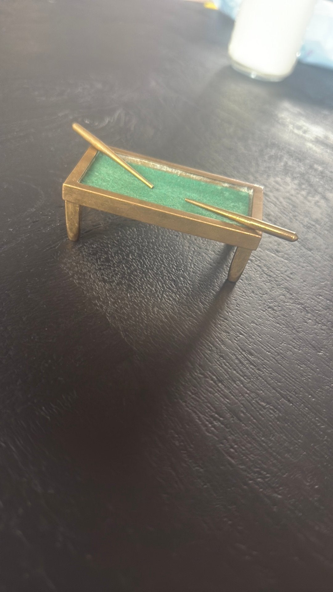 kleine koperen biljart, Ophalen of Verzenden